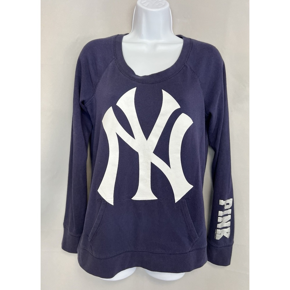 Victoria's Secret Pink New‎ York Yankees sweatshirt Sz Médium Baseball